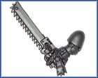 Space Marine Black Templar Chainsword chain sword C
