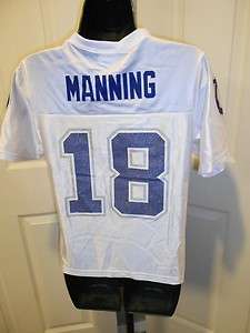 Peyton Manning #18 Indianapolis COLTS Womens XLarge XL Glitter Jersey 
