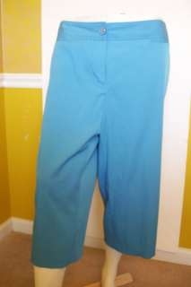 ASHLEY STEWART Women Capri Cropped Dress Pants Size 16W  
