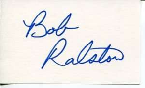 Bob Ralston Lawrence Welk Show Pianist Signed Autograph  