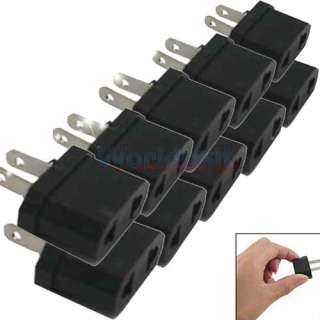 Lot 10 X European Euro EU to US USA Travel Charger Adapter Plug Outlet 