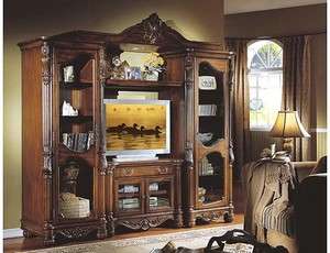 Traditional Formal Style Home Entertainment Center TV Stand Base 