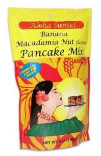 Hawaiian Banana Macadamia Nut Pancake Mix  