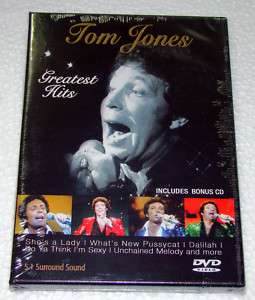 TOM JONES GREATEST HITS ARGENTINA sealed DVD+CD  