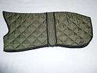   21 23 Lightweight Green Quilted Whippet Coat House Coat Under Coat