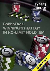 BobboFitos Winning Strategy in No Limit Holdem 3 DVDs  