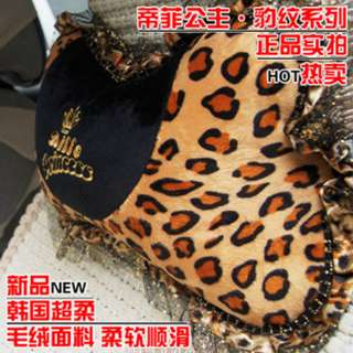 Leopard Car Seat Neck Rest Cushion Pillow 2pc 22392  