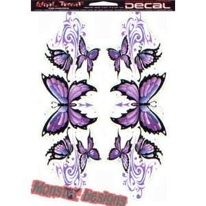 Airbrush Aufkleber Tribal Schmetterling Die Cut Stickers  