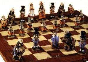 SchachfigurenAlice im Wunderland,aufwendig Handbemalt  