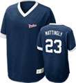New York Yankees Don Mattingly #23 Nike Navy Cooperstown V Neck Player 