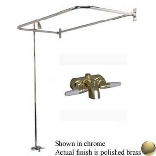   Tub Faucet With Riser, Showerhead and Shower Ring in 4193 60 PB at The