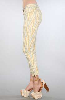 Free People The Ethnic Printed Cropped Skinny Jean  Karmaloop 