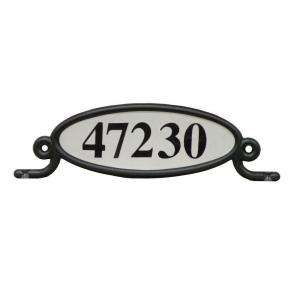   Mailboxes Reflective Address Number Plaque MBPLAQ0B 