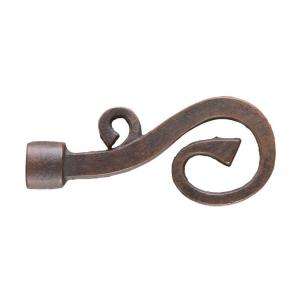 Levolor Iron Scroll Telescoping Curtain Rod Kit 29106.777 at The Home 