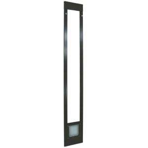   Aluminum Pet Patio Door Fits 75 in. to 77.75 in. Tall Aluminum Slider