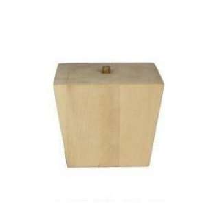 Kelleher 3 1/2 In. X 3 1/2 In. X 3 In. Basswood Table Foot IM2782 6 at 