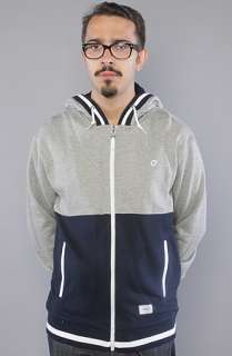 ORISUE The Curtis Zip Up Hoody in Heather Navy  Karmaloop 