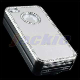 Bling Diamond Luxury Metal Aluminum Chrome Hard Case Cover For 