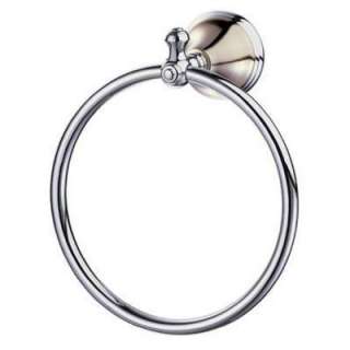   Series Towel Ring in Brushed Nickel and Polished Chrome DISCONTINUED