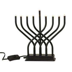 In. Black Electric Menorah EMJ 11 BK  