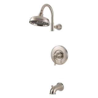 Pfister Ashfield 1 Handle Tub/Shower Faucet in Brushed Nickel 808 YP0K 