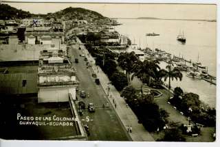 REAL PHOTO Post CardGUAYAQUIL, ECUADOR, c. 1947?  