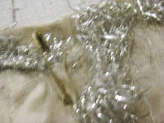 vtg 30s 40s Christmas Pageant Angel Costume Metal Tinsel Dress  