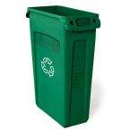 Rubbermaid Commercial Products 23 gal. Green Slim Jim Recycling 