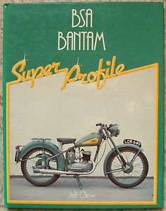 BSA BANTAM Motorcycle Super Profile Book 1983 Jeff Clew  