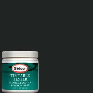 Glidden Premium 8 oz. Onyx Black Interior Paint Tester GLN62 D8 at 