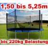 Trampolin Rechteckig 210 x 300 cm  Sport & Freizeit