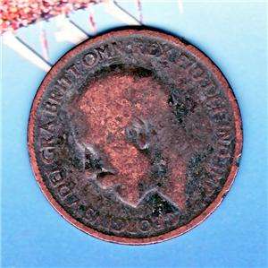 World Coins 1918 Uk England Half Penny Free S/h Usa  