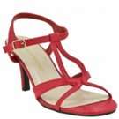 Womens Annie Alana Red Snake Shoes 