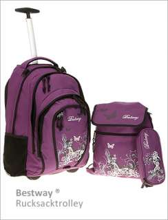 Trolly Rucksack ROLLIN BUTTERFLY Rucksacktrolley LILA  