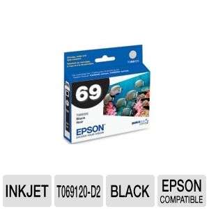 Epson 69 T069120 D2 Ink Cartridge Dual Pack   Black 