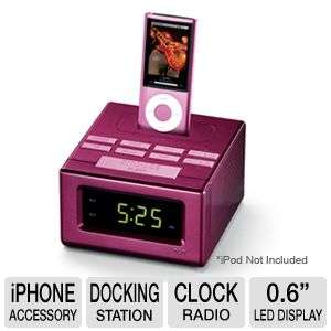 RCA RC130iPK Clock Radio Docking Station   Clock Radio, iPhone/iPod 