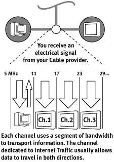   cable company all of the video and audio information for a particular