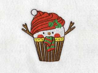 Christmas Cupcakes Machine Embroidery Designs  