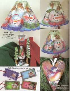 Pumpkins & Holly Debby Blair Painting Book Snowmen NEW  