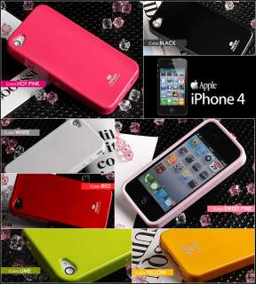 APPLE iPhone 4 4G MERCURY SILICONE CASE SOFT COVER  