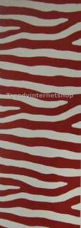 Tapete Wand Paneel 03949 21 Zebra rot weiß 8,55€/m²  
