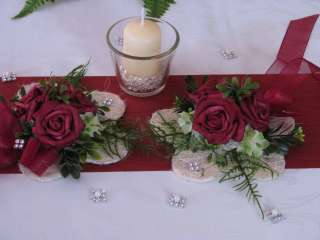 Gastgeschenk mit Namen Tischkarte Konfirmation Kommunion Hochzeit rot 
