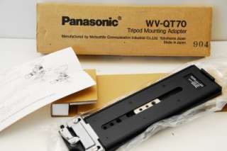 PANASONIC WV QT70 Video Camera plate (NEW)  
