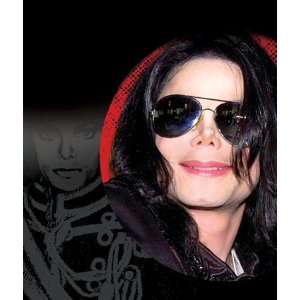 Original Michael Jackson Perücke und Sonnenbrille  
