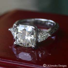   Delivery Guaranteed for all orders by Dec.20th5.15CT MOISSANITE RING