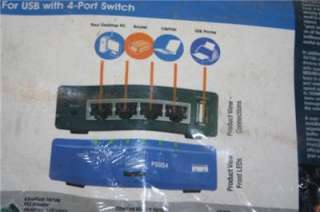 LINKSYS / CISCO PRINT SERVER PSUS4 / USB 4 PORT SWITCH  