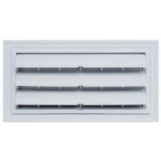 375 in. x 18 in. Foundation Vent with Ring for Remodeling, #030 