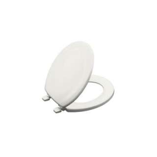   Round Closed Front Toilet Seat in White K 4648 0 