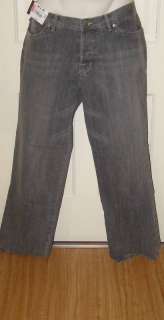 BNWT MENS MURANO JEANS SZ 36X30 COLOR GREY BUTTON FLY  