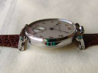 Very rare 43mm steel IWC antique watch c 1932  